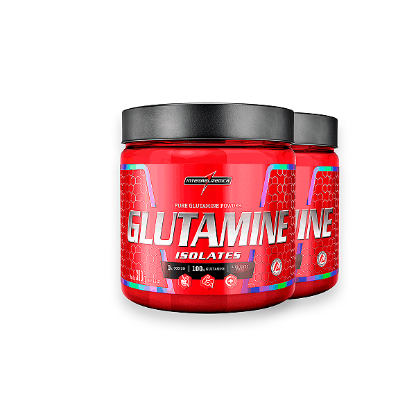 Kit 2 Glutamina Isolada em Pó Integral Medica 300g