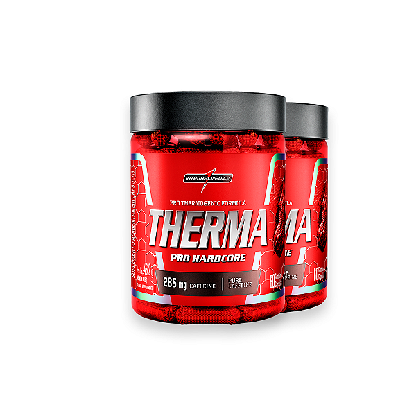 Kit 2 Therma Pro Hardcore Integral Medica 60 Cápsulas
