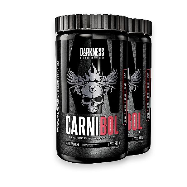Kit 2 Proteína de Carne Darkness Baunilha 900g