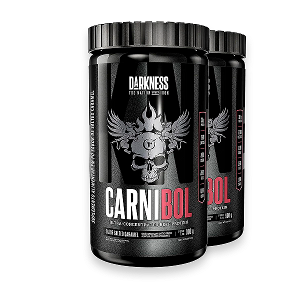 Kit 2 Proteína de Carne Darkness Caramelo Salgado 900g