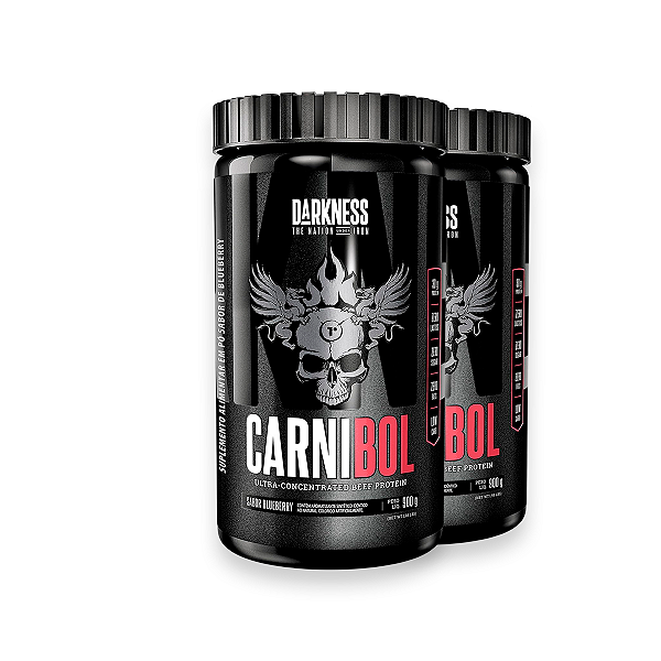 Kit 2 Proteína de Carne Darkness Blueberry 900g