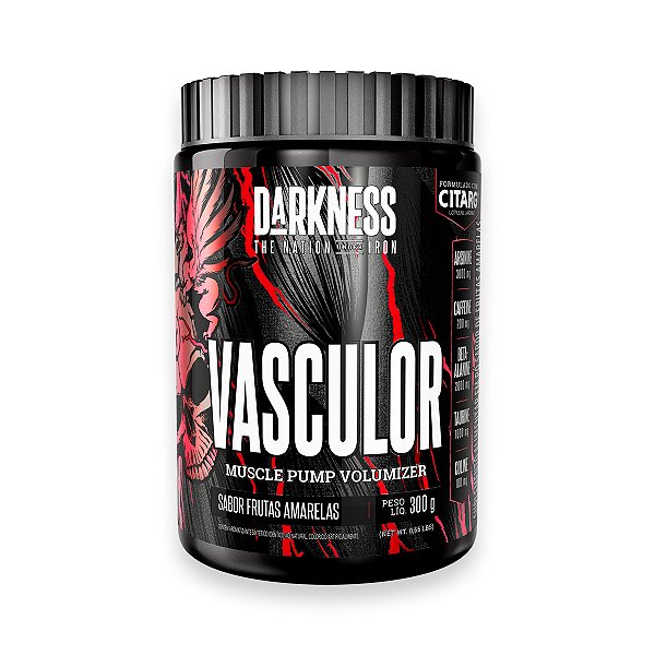 Pré Treino Vasculor Powder Darkness Frutas Amarelas 300g