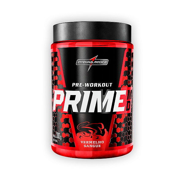 Pré Treino Prime Integral Medica Frutas Vermelhas 300g
