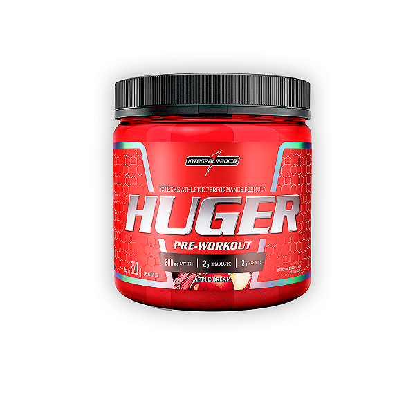 Pré Treino Huger Integral Medica Apple Dream 320g