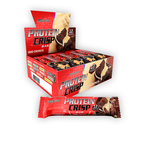 Barra Proteína Crisp Integral Medica Creme Coco 45g 12Und