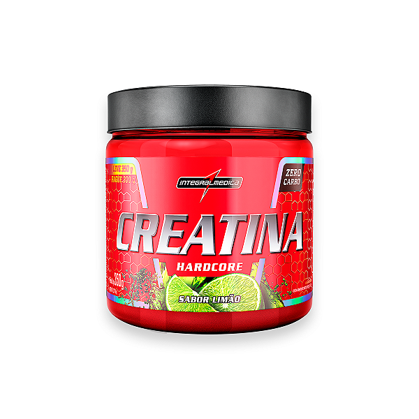 Creatina Hardcore Integral Medica Limão 350g