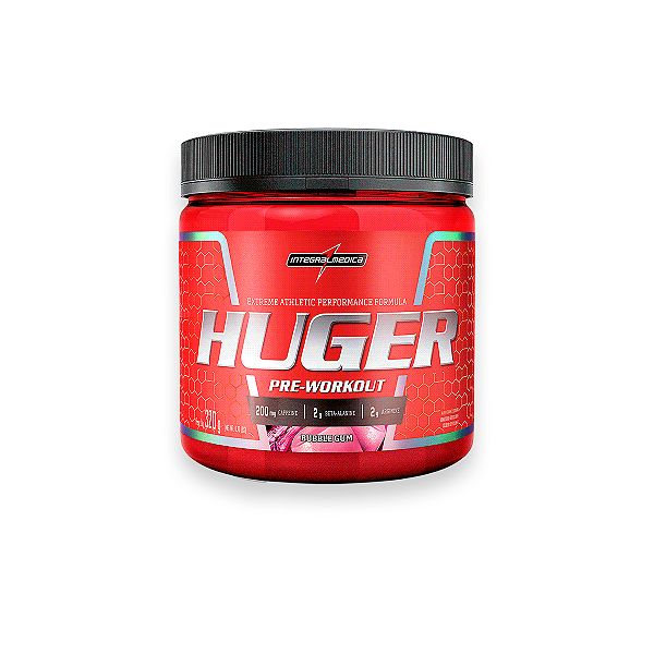 Pré Treino Huger Integral Medica Bubble Gum 320g