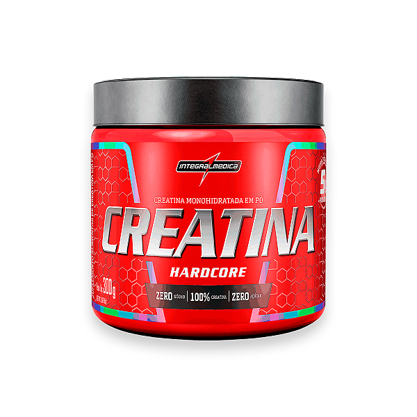Creatina Hardcore Monohidratada Integral Medica 300g