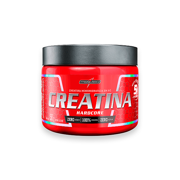 Creatina Hardcore Monohidratada Integral Medica 150g