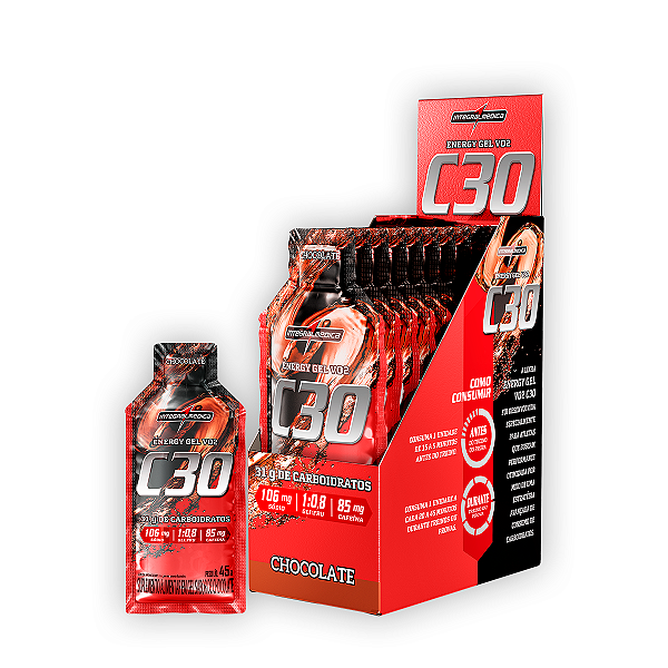 Barra Proteína Integral Medica Chocolate Cafeína 10Und