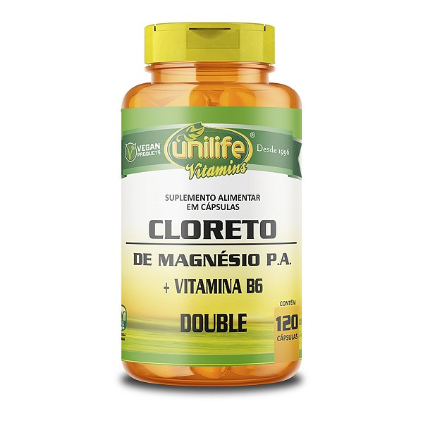 Cloreto de Magnésio P.A Unilife 120 cápsulas