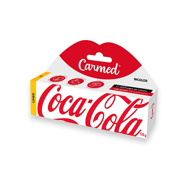 Carmed Hidratante Labial Incolor Cimed Coca Cola 10g