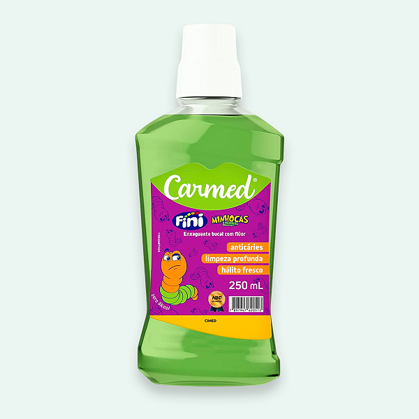 Carmed Enxaguante Bucal Fluor Cimed Fini Minhocas 250ml