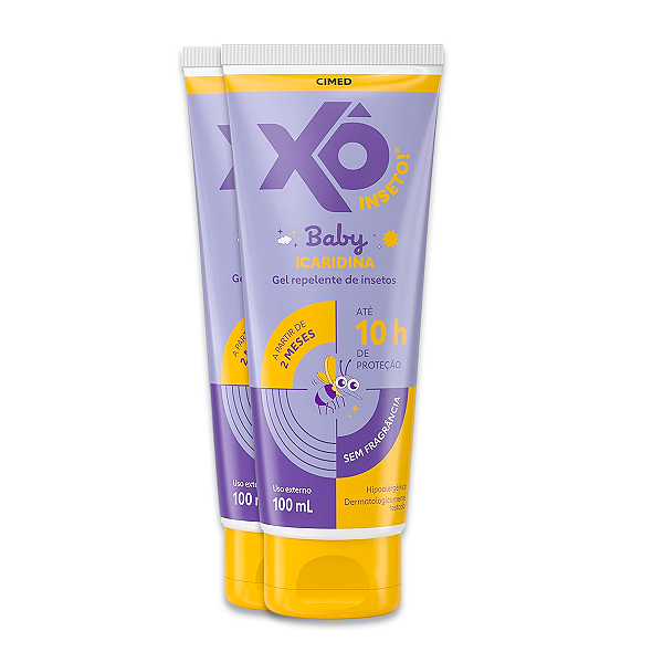 Kit 2 Gel Repelente Cimed  Xô Insetos Baby  100ml