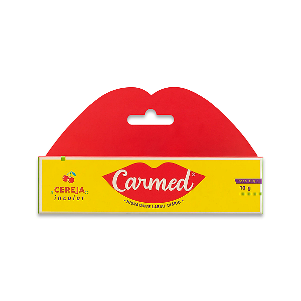 Carmed Hidratante Labial Incolor Cimed Cereja 10g