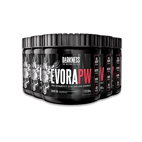 Kit 5 Pré Treino Évora V2 Darkness Uva 300g