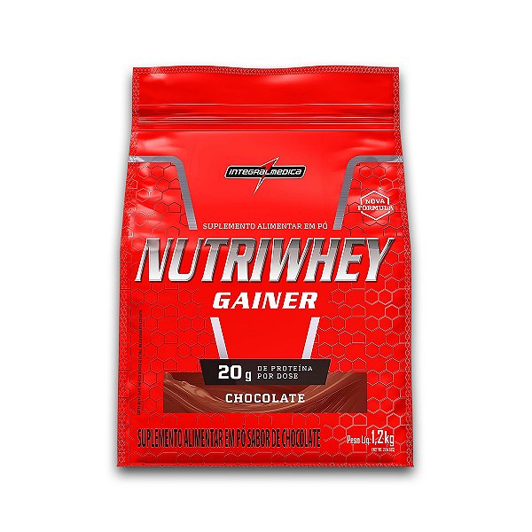 NutriWhey Gainer Whey Protein Integral Medica Chocolate 1,2kg