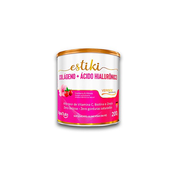 Colágeno Hialurônico Apisnutri Cranberry Hibisco 200g