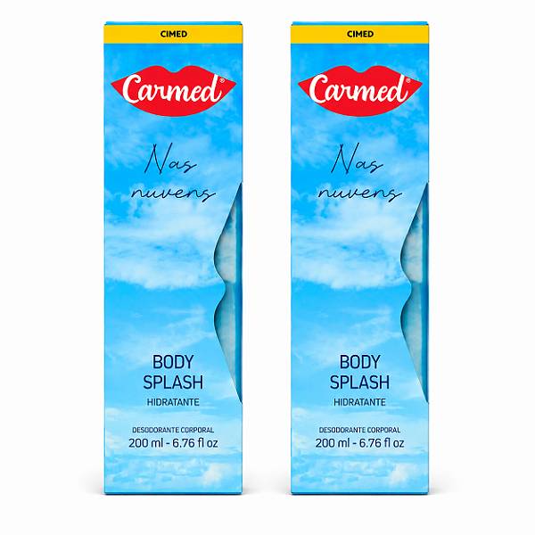 Kit 2 Body Splash Nas Nuvens Hidratante Cimed 200ml