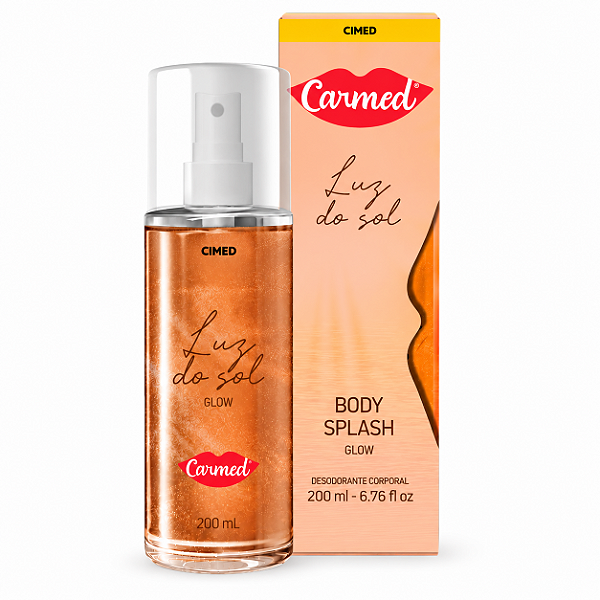 Body Splash Glow Luz do Sol Carmed 200ml