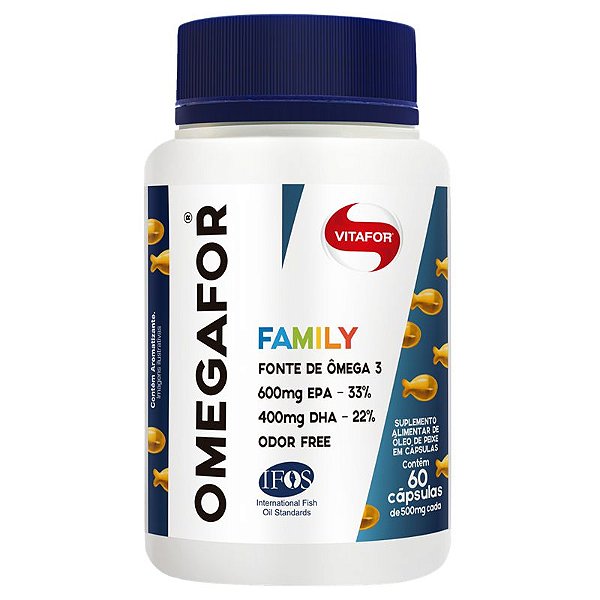 Ômegafor Family Ômega 3 Vitafor 60 cápsulas