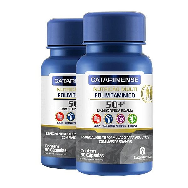 Kit 2 Polivitamínico Sênior Catarinense 60 cápsulas