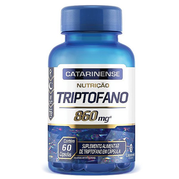 Triptofano 860mg Catarinense Pharma 60 cápsulas