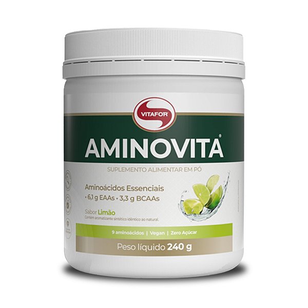 Aminovita Vegano Limão Vitafor 240g