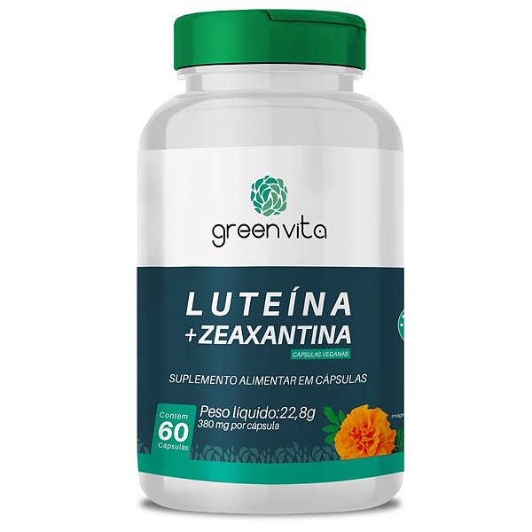 Luteína + Zeaxantina Greenvita 60 cápsulas Veganas