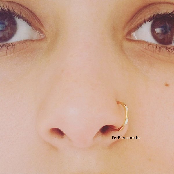 Piercing para Nariz dourado