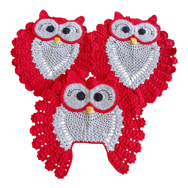 Jogo de banheiro coruja