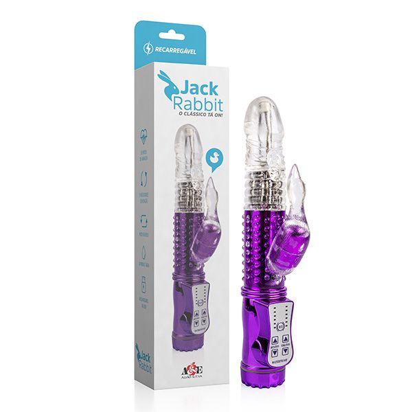 Jack Rabbit Patinho - 36 Modos de Vibração - Recarregável (AE-MDS010)