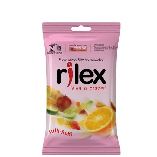 Preservativo Rilex® Aromatizado - Tutti Frutti (KI-RL005)