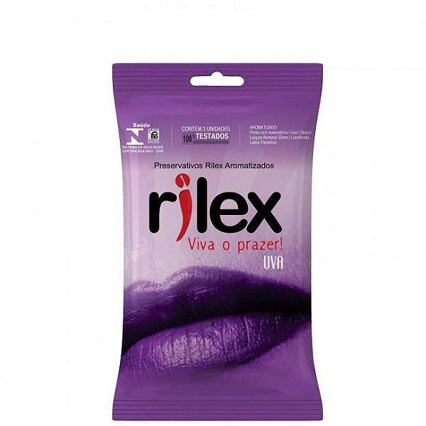 Preservativo Rilex® Aromatizado - Uva (KI-RL008)