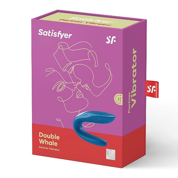 Satisfyer Double Whale - Vibrador para Casais RECARREGÁVEL (SF2168)
