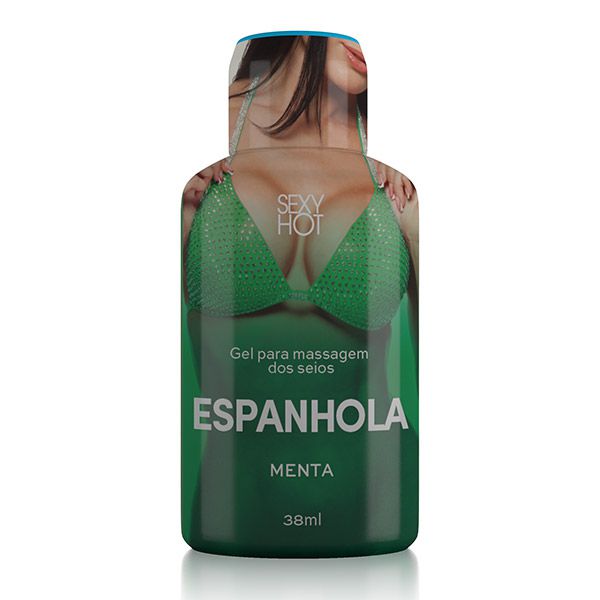 Espanhola - Para Massagem dos Seios - Beijável - Sabor Menta- 38 ml