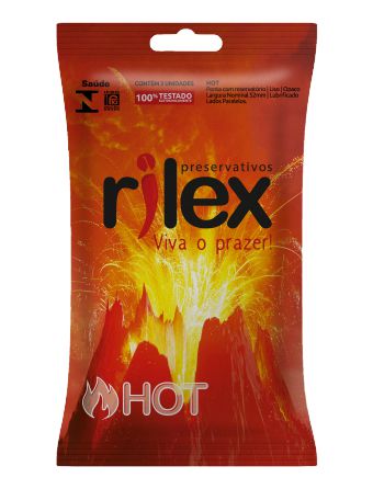 Preservativo Rilex® - HOT - Efeito quente