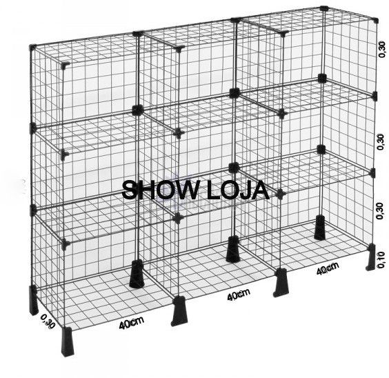 Balcão Aramado 0.30 x 1.00 x 1.20