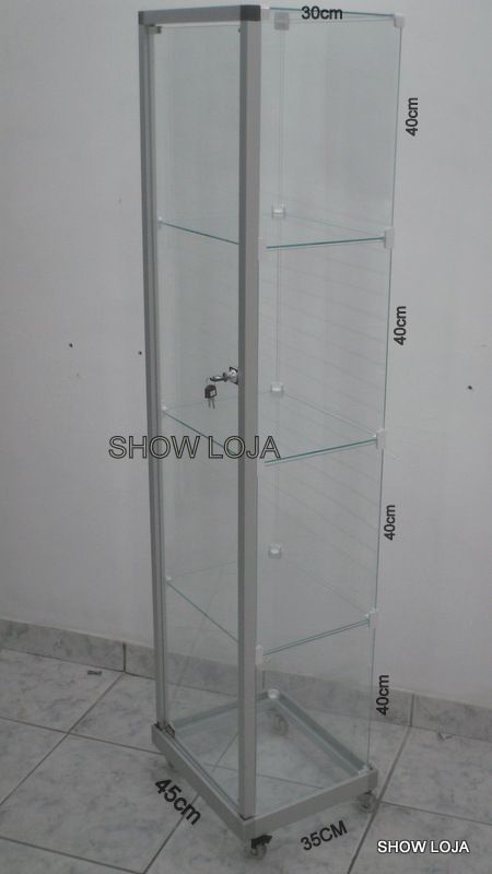 Vitrine Torre Modulada 0,30 x 0,40 x 1,70m