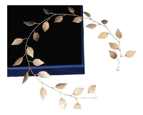 Tiara Arranjo Enfeite Cabelo Noiva Dourado Prata Folha Grega