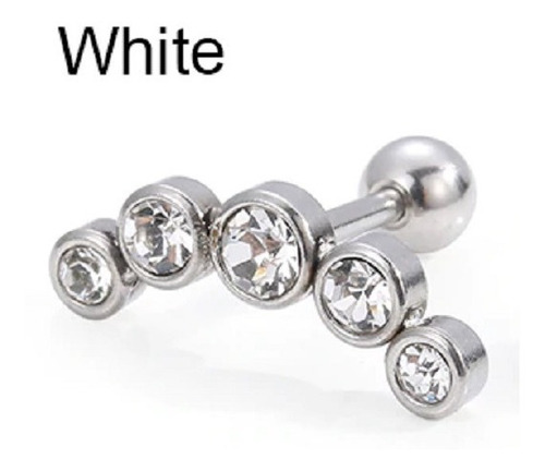 Piercing Cluster Para Helix Cartilagem Pedras De Strass