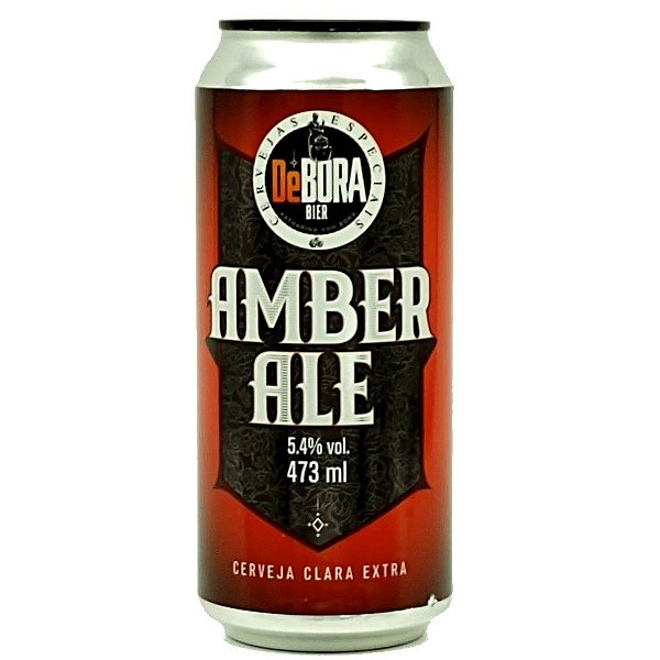 Cerveja De Bora Amber Ale- 473ml (lata)