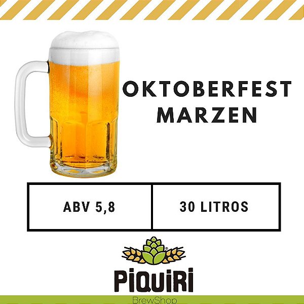 Kit receitas cerveja artesanal 30L Oktoberfest / Märzen