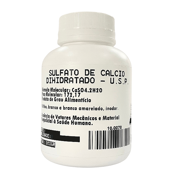 Sulfato de CÁLCIO Alimentício - 100g
