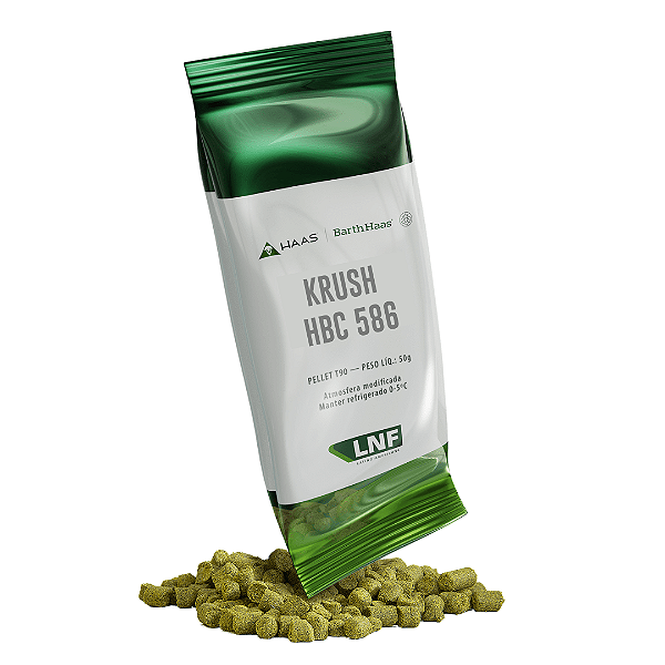 Lúpulo Barth Haas Krush HBC 586 - 50g (pellets)