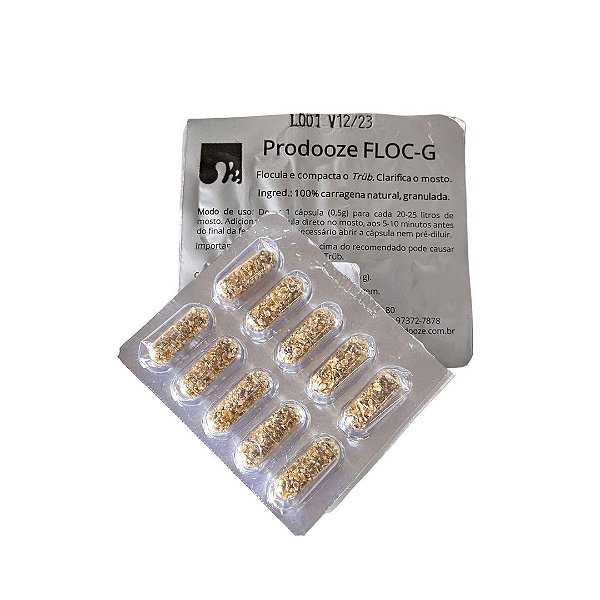 Prodooze FLOC-G - 10 cápsulas (Whirlfloc G)