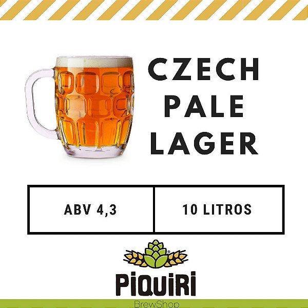 Kit receitas cerveja artesanal 10L Czech Pale Lager