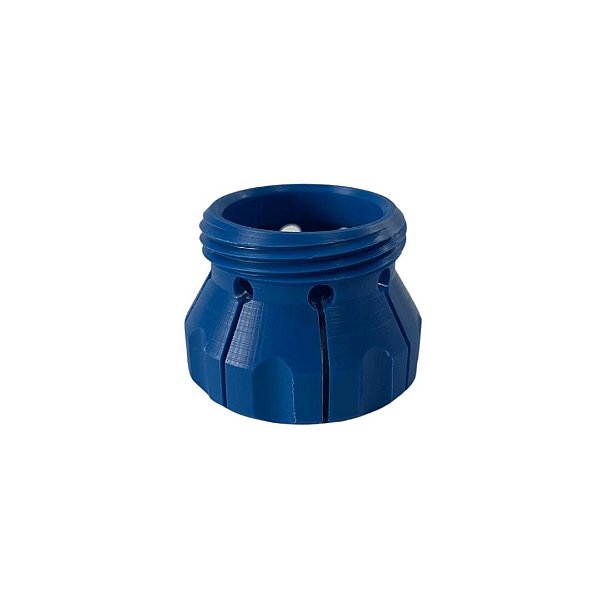 Adaptador Azul para Garrafa SEM Rosca - Gargalo Coroa para Garrafa Veralia
