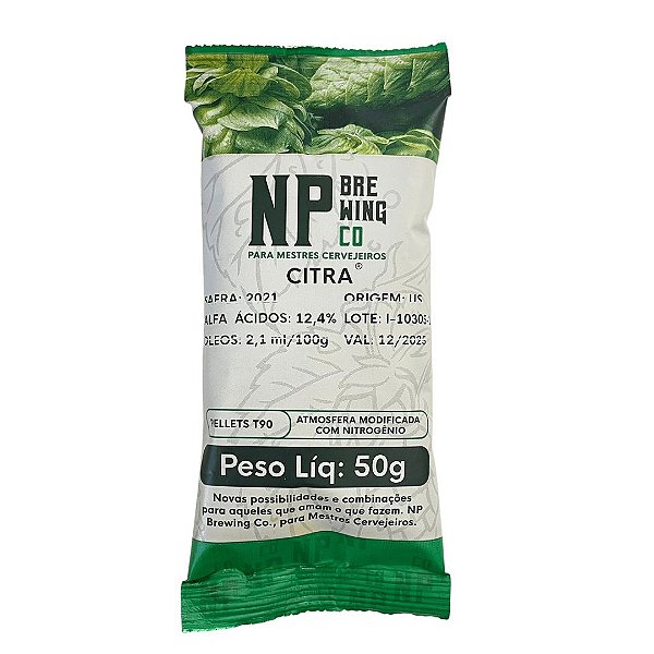 Lúpulo NP Citra - 50g (pellets)