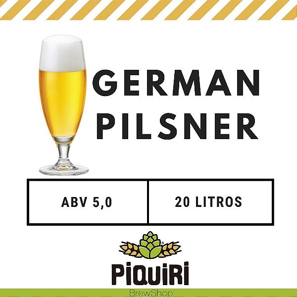 Kit receitas cerveja artesanal  20L German Pilsner